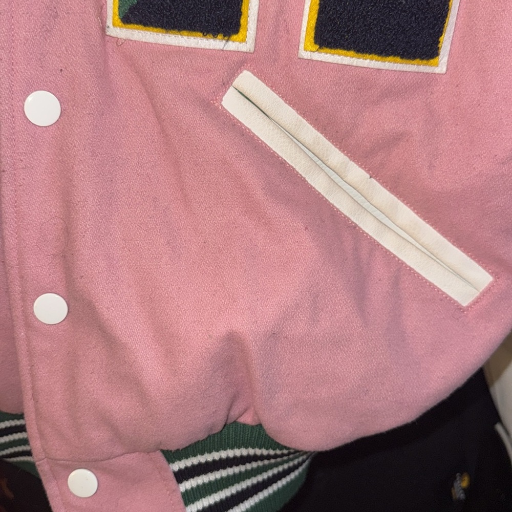 π SALE π Swankaposh First Row leather varsity jacket-size medium - Picture 10 of 13